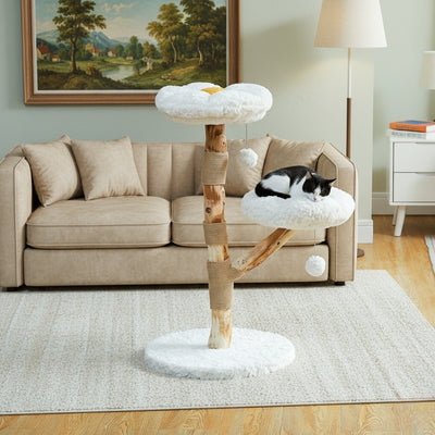 arbre-à-chat-bois-holiver-avec-un-chat