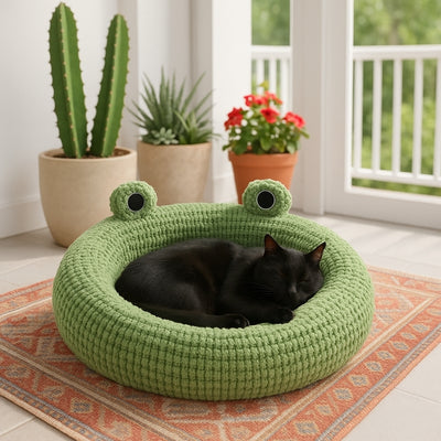 chat-noir-dormant-dans-son-chat-panier-kaniste