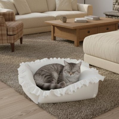 couffin pour chaton kayni blanc