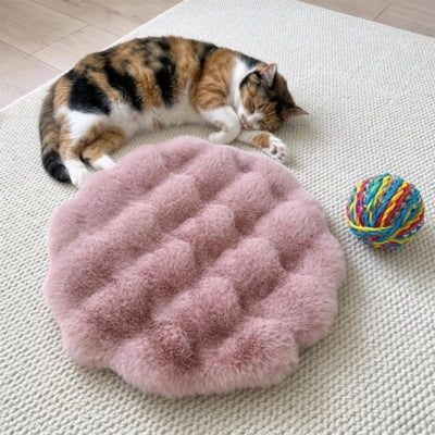 coussin chaton damous rose