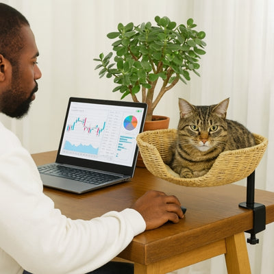 hamac pour chat ganif en place avec chat dedans