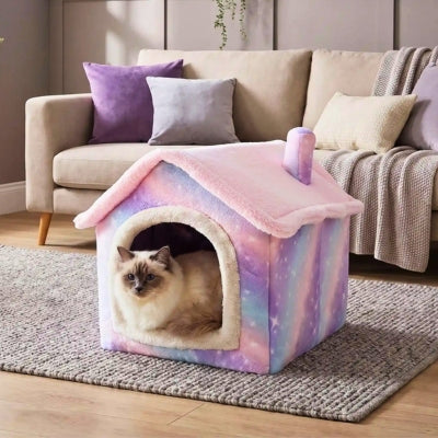 maison pour chats kixil dans appartement