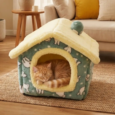 maisons pour chat plador sur tapis