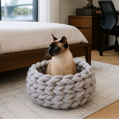 panier chat perzan variante gris