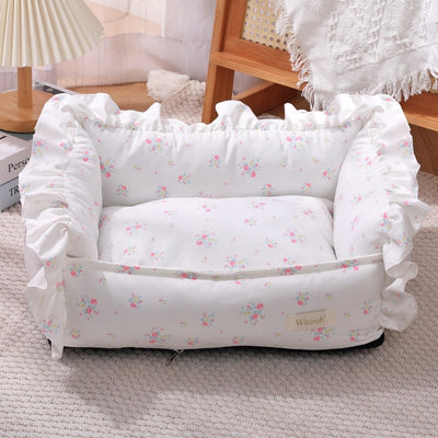 variante couffin chaton silou fleurs rose
