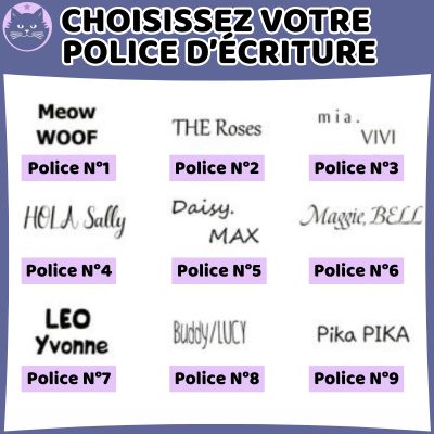 Médaillon personnalisé | LoveMyCat™