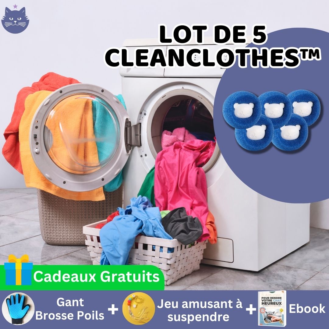 Attrape-poils pour lave linge | CleanClothes™