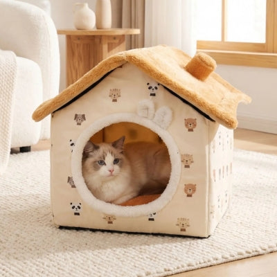 abri chat croumy beige