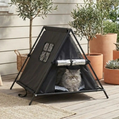 abri chat exterieur tentix noir