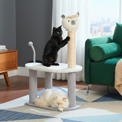 arbre a chat alpagar chat dort en bas