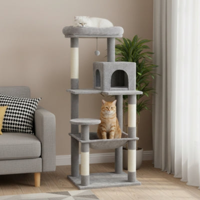 arbre a chat altorin variante gris clair