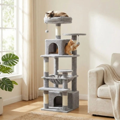 arbre à chat lantix variante gris clair