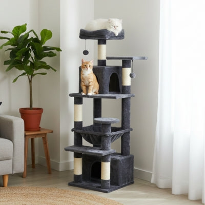 arbre à chat lantix variante gris fonce