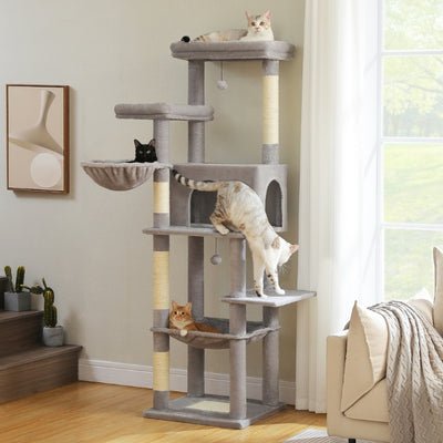 arbre à chat maine coon gigane variante grise