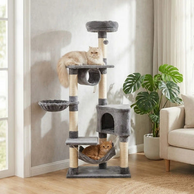 arbre à chat piloma avec deux chats