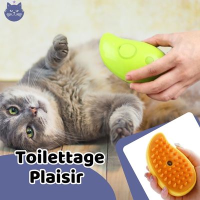 Brosse Vapeur | VapoCalin™ - La Guilde des Chats