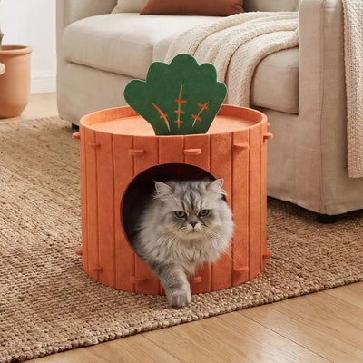 cabane à chats kubam à côté canape