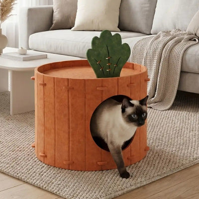 cabane à chats kubam dans salon