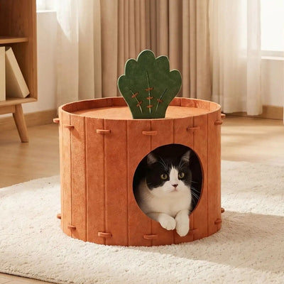 cabane à chats kubam sur tapis