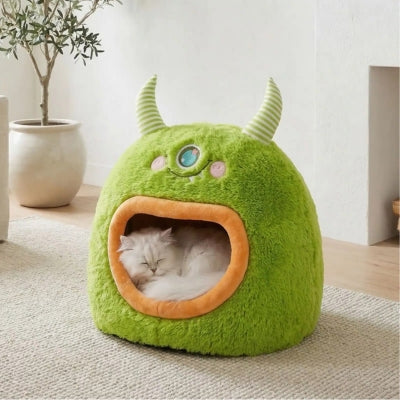 cabane chaton maliar vert