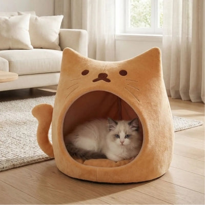 cabane chaton mioulor orange