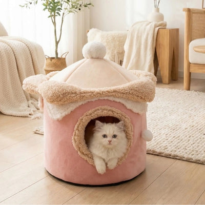 cabane chats zouvia variante rose