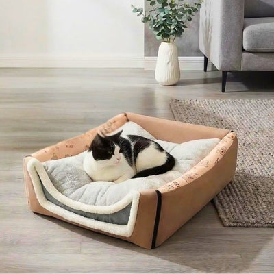 cabane pour chat intérieur densius version panier