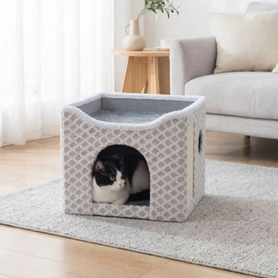 cabanes pour chat plavius gris