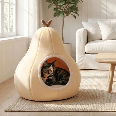 cabanes pour chats orangé