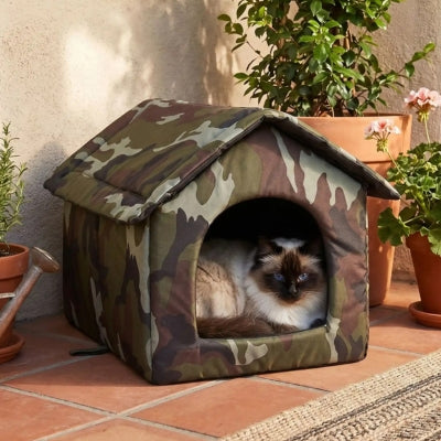 chat niche nimili sur terrasse
