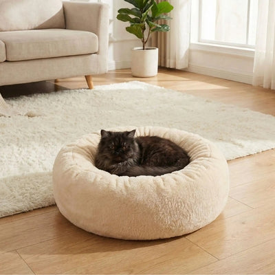 couffin chat koufil variante beige avec chat