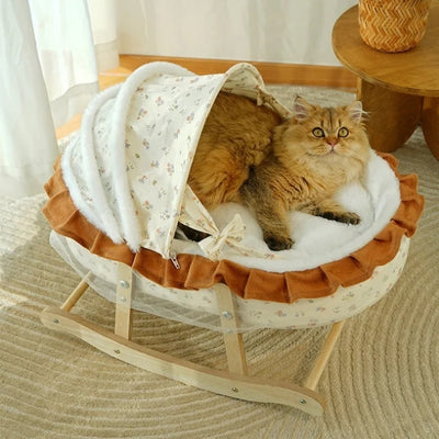 couffin pour chat baskul chat surveille