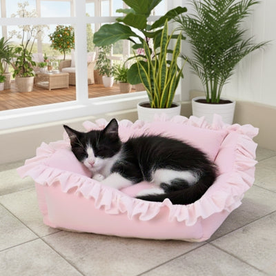couffin pour chaton kayni rose