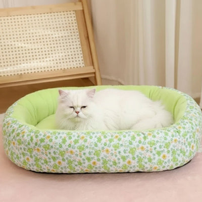 couffins pour chats claffy variante vert