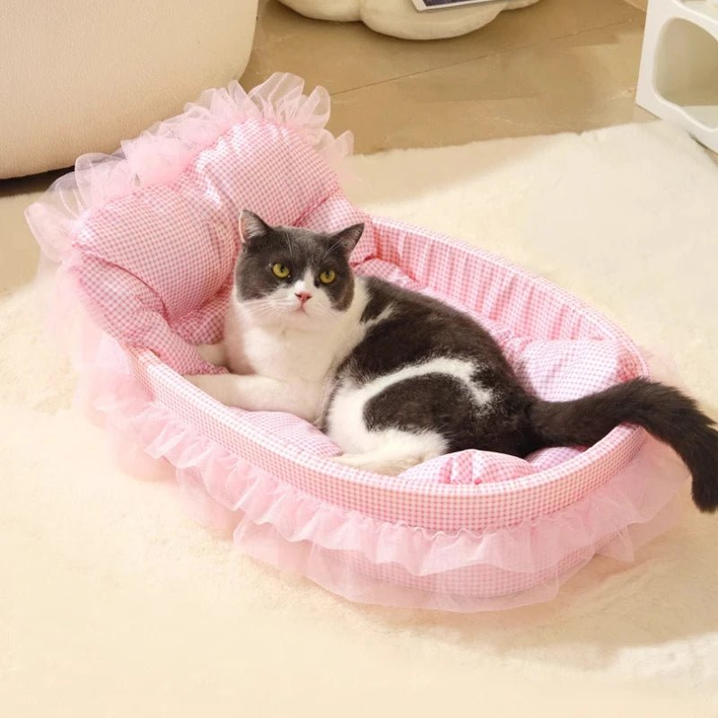 couffins pour chats luxxy rose