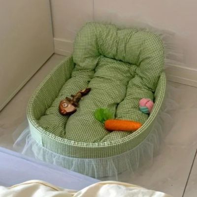 couffins pour chats luxxy vert