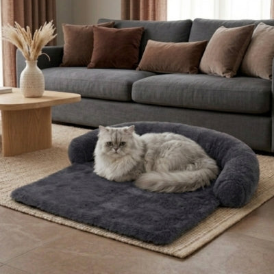 coussin à chat cosmau gris