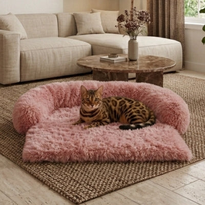coussin à chat cosmau rose