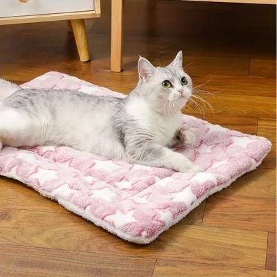 coussin chat pouchou étoile rouge