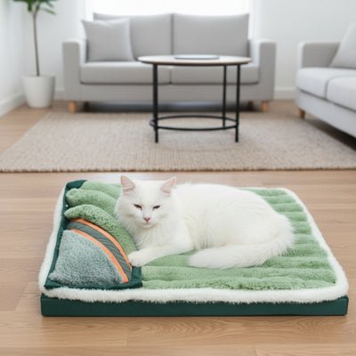coussin pour chat chouti couleur vert