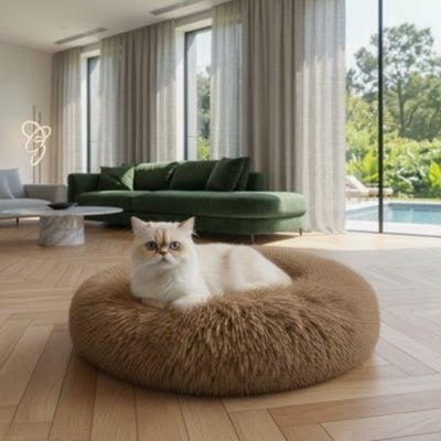 coussin pour chat opalow brun