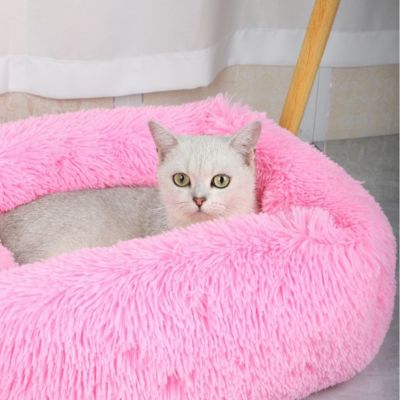 coussin pour chat pilouf rose