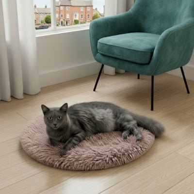 coussin pour chat zavita couleur brun