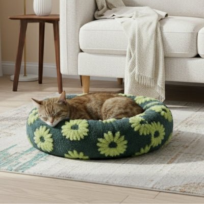 coussin pour chat zelyo design tournesol