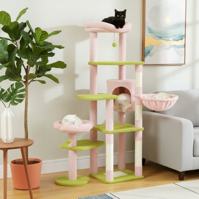 design arbre à chat cyclur variante rose