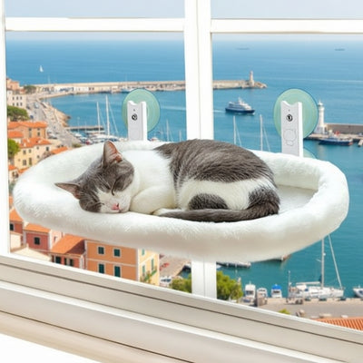 hamac de fenetre pour chat panako variante blanc
