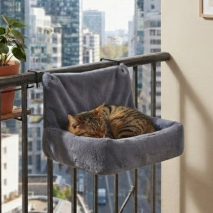 hamac de radiateur pour chat rimak sur balcon