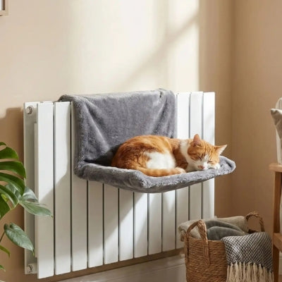 hamac radiateur chat radiaf dans le salon
