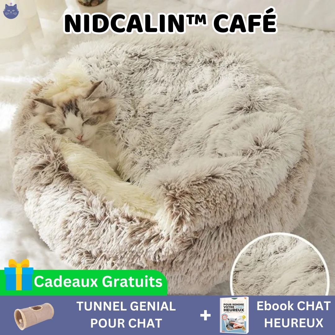 Lit Douillet pour chat | NidCalin™ - La Guilde des Chats