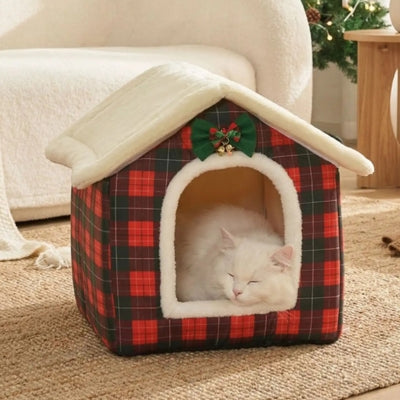 maison chat interieur eristo sur tapis